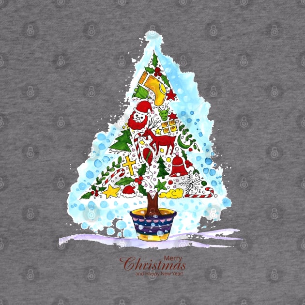 Christmas Ornament Tree by Mako Design 